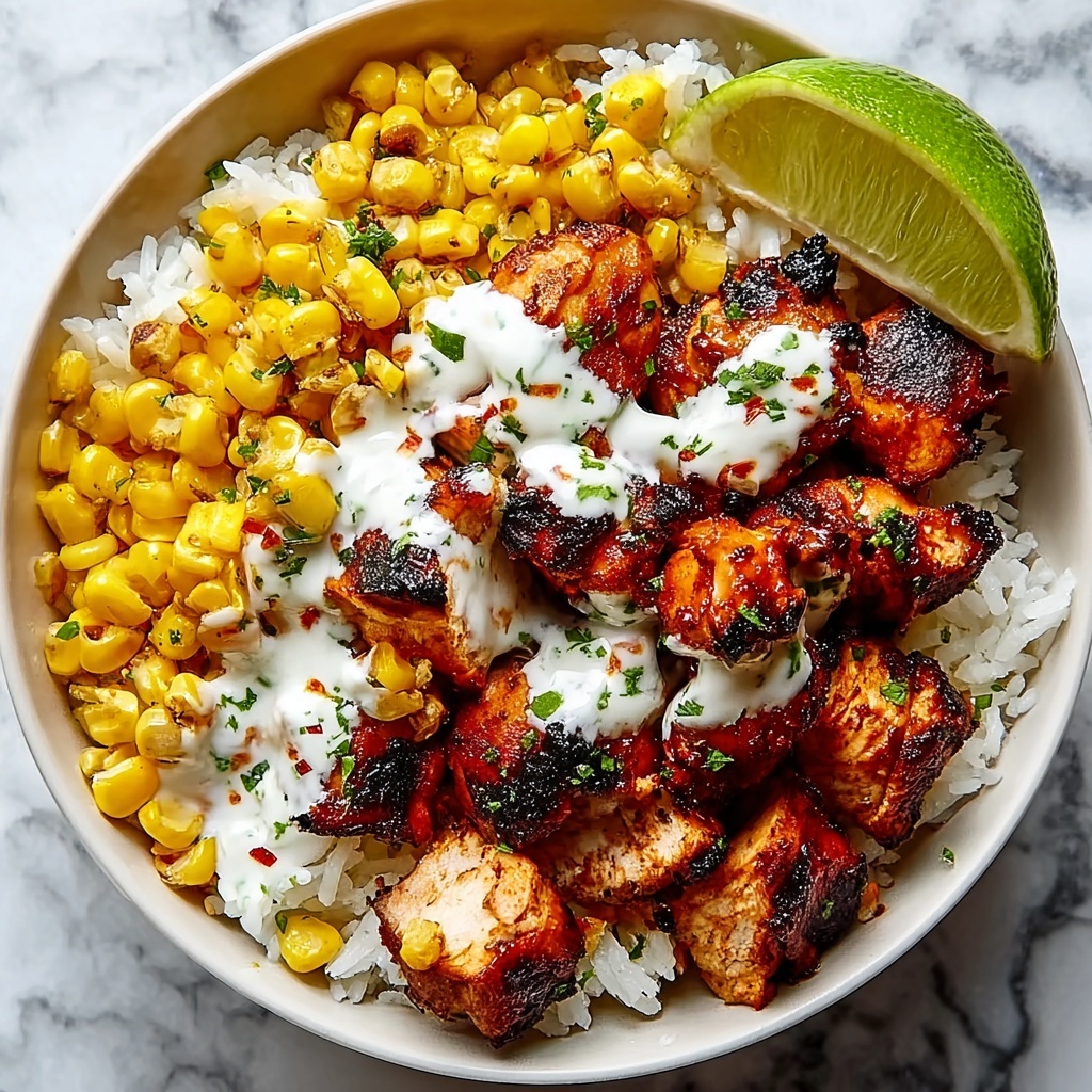 Street Corn Chicken Rice Bowl Recipe - Recipe Image