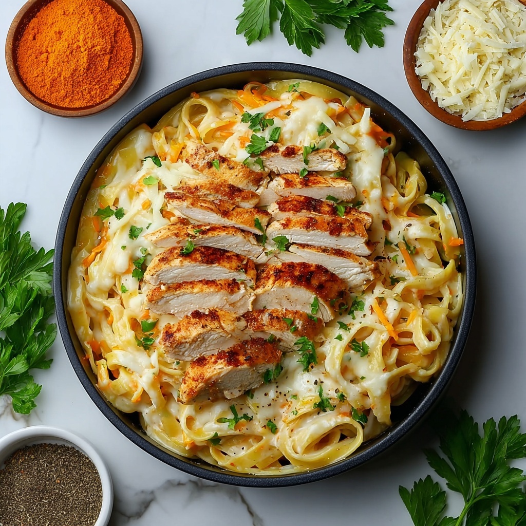 Cheesy Chicken Pasta Recipe - Recipe Image