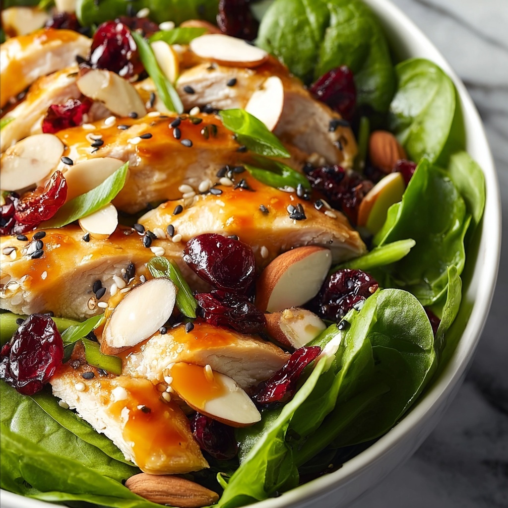 Asian Chicken Cranberry Salad Recipe - Recipe Image