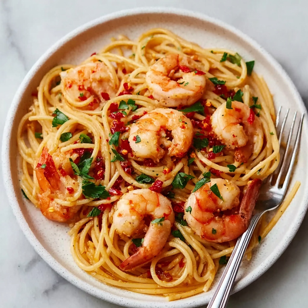 Spicy Shrimp Pasta Recipe - Recipe Image