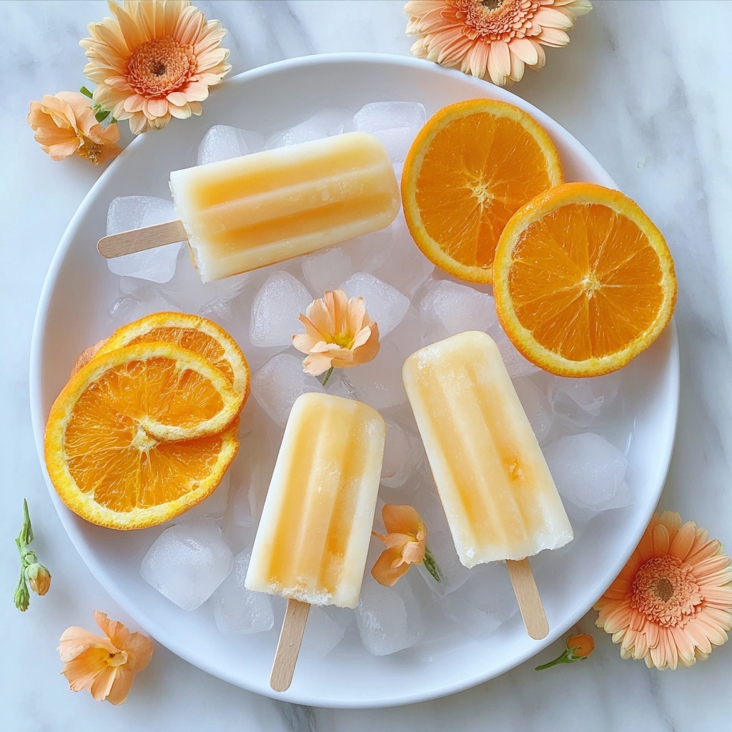 Tangerine Zucchini Popsicles Recipe - Recipe Image