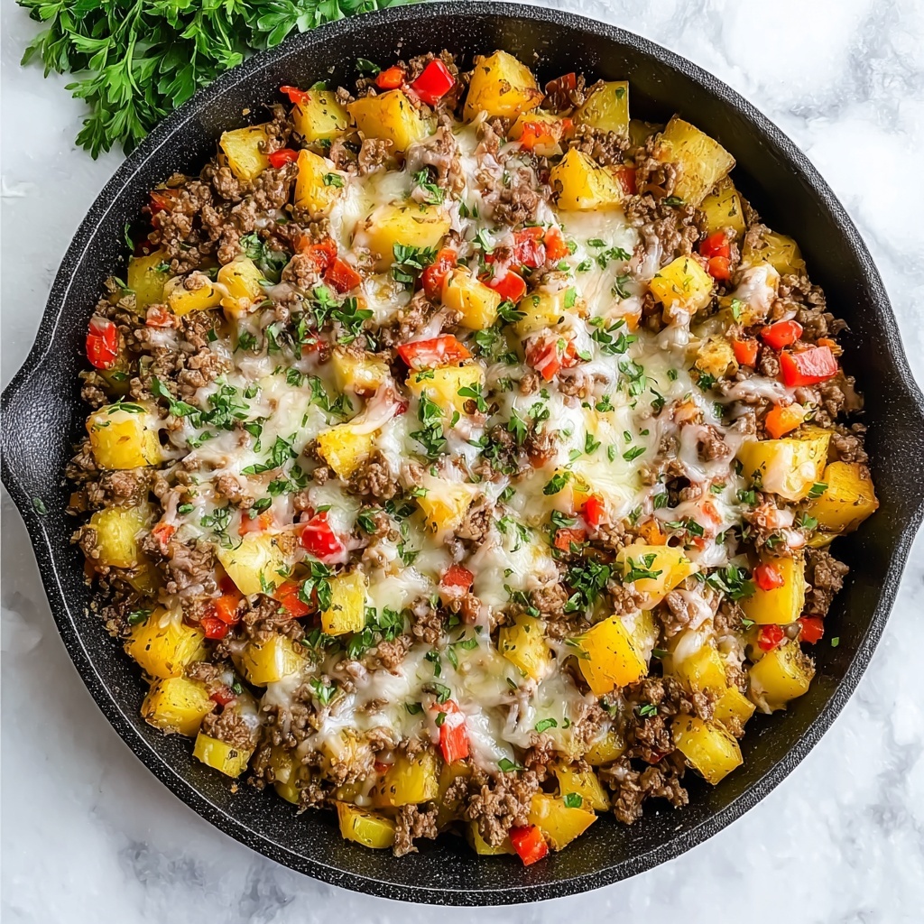 Mexican Ground Beef and Potato Skillet Recipe - Recipe Image