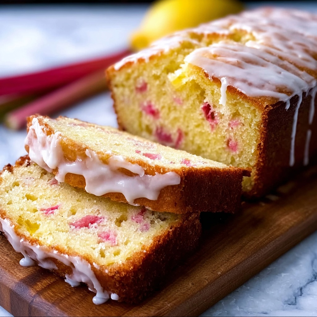 Lemon Rhubarb Loaf Recipe - Recipe Image