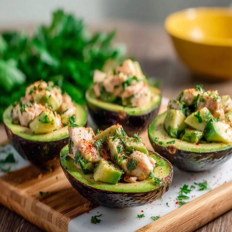 Tuna Avocado Boats Recipe