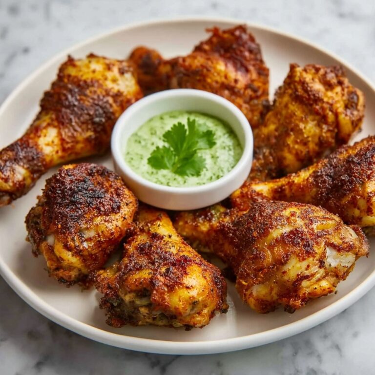 Peruvian-Style Roast Chicken with Green Cilantro Lime Sauce Recipe