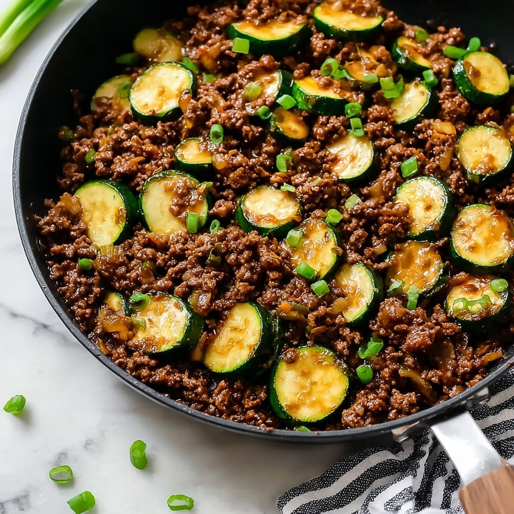 Ground Turkey Zucchini Skillet Recipe - Recipe Image