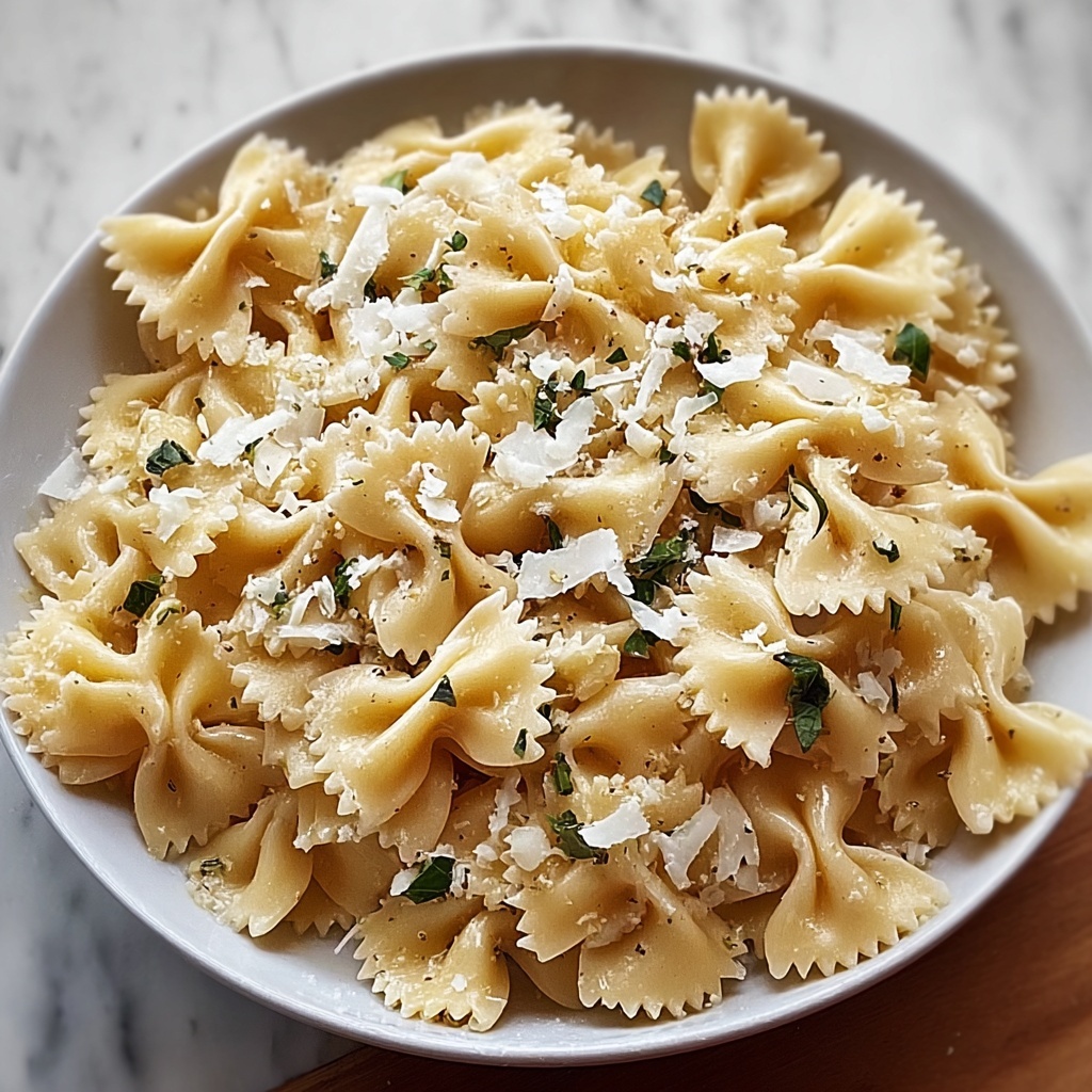 Garlic Parmesan Pasta Recipe - Recipe Image