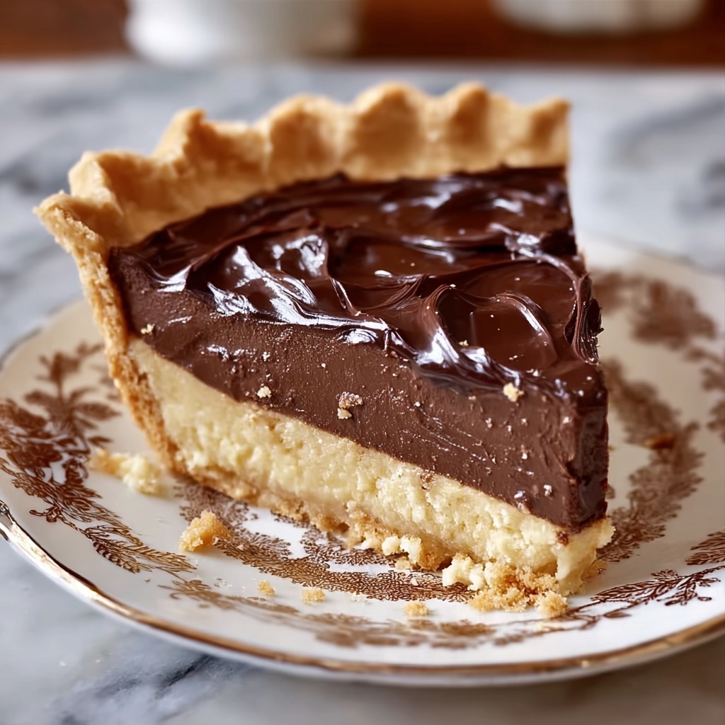 Hot Fudge Pie Recipe - Recipe Image