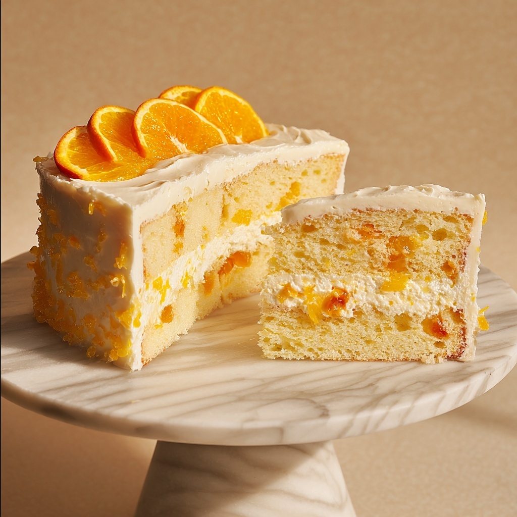 Mandarin Orange Cake Recipe - Recipe Image