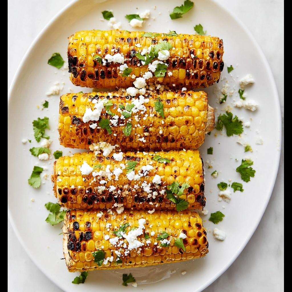 Grilled Corn with Cilantro-Lime Butter Recipe - Recipe Image