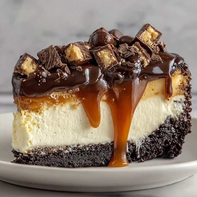 Irresistible Caramel Brownie Cheesecake Recipe