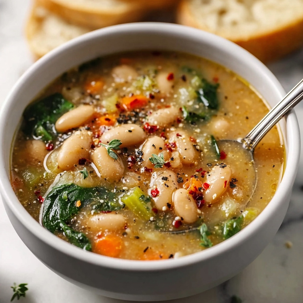 Fire-Roasted White Bean Soup Recipe - Recipe Image