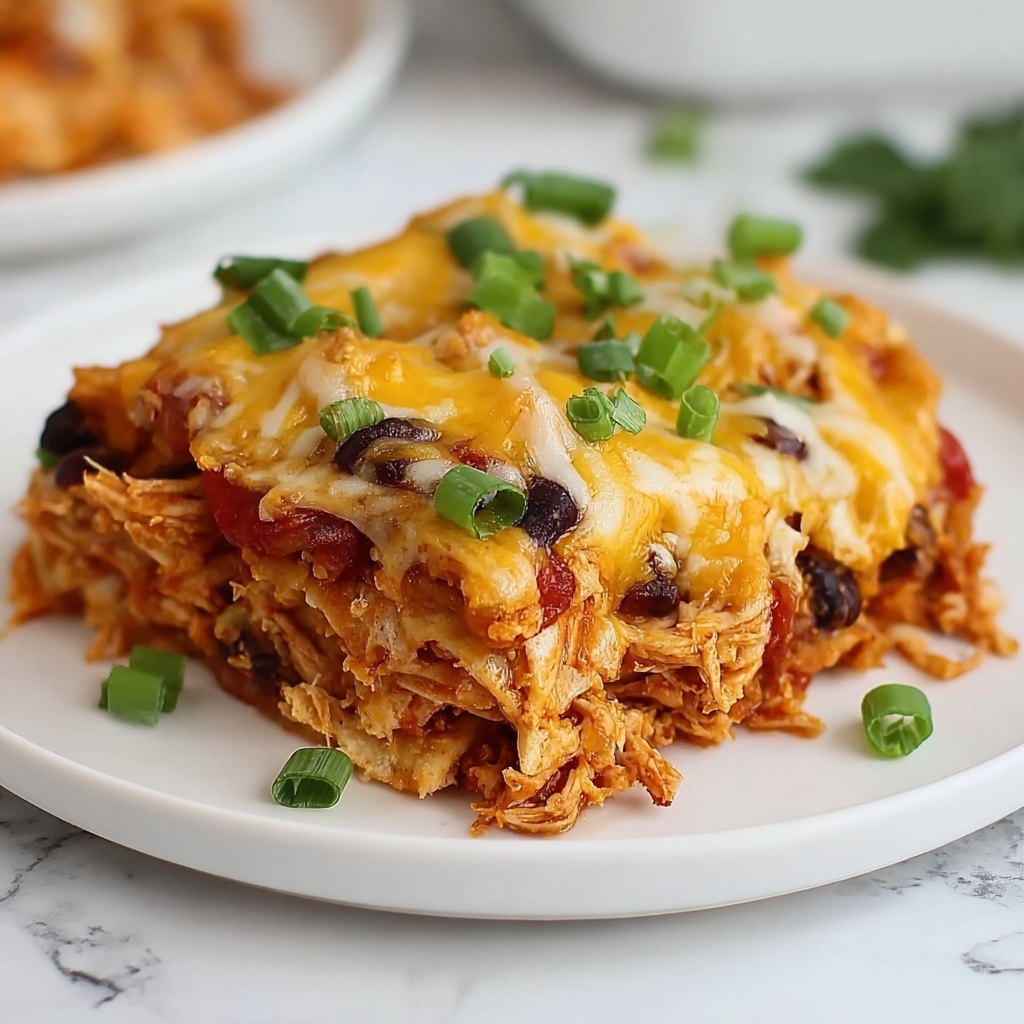 Healthy Chicken Taco Casserole Recipe - Recipe Image