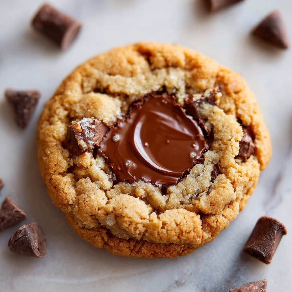 Chocolate Filled Cookies with Gooey Hazelnut Center Recipe - Recipe Image