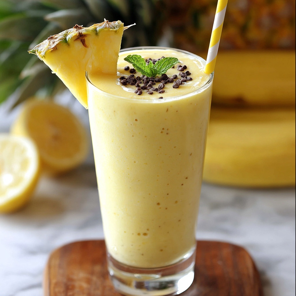Tropical Fruit Smoothie Recipe - Recipe Image
