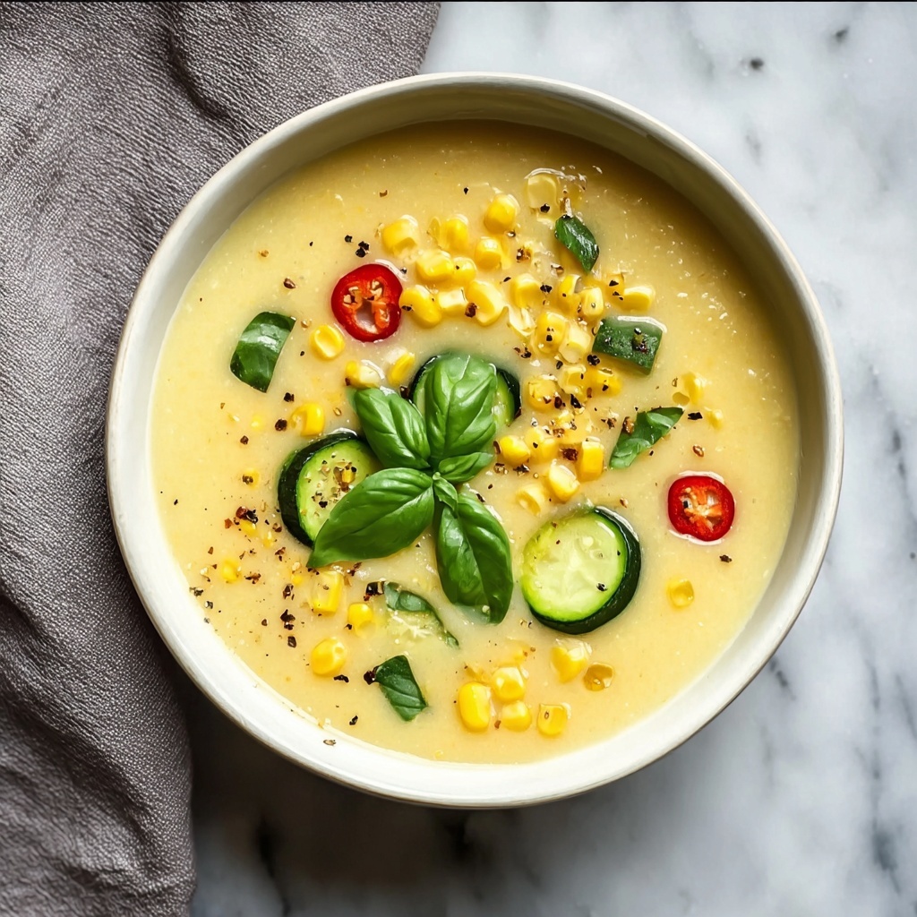 Chilled Summer Corn Soup Recipe - Recipe Image
