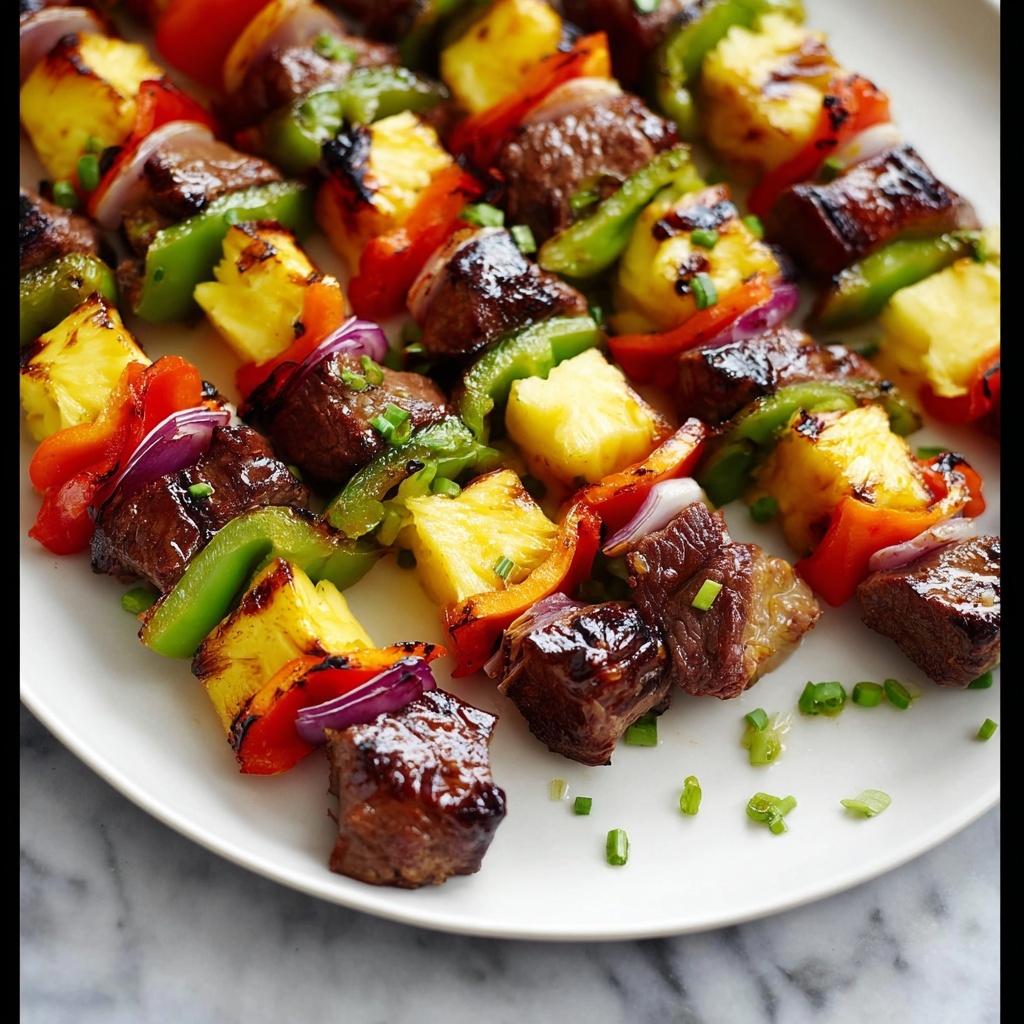 Hawaiian Steak Kebabs Recipe - Recipe Image