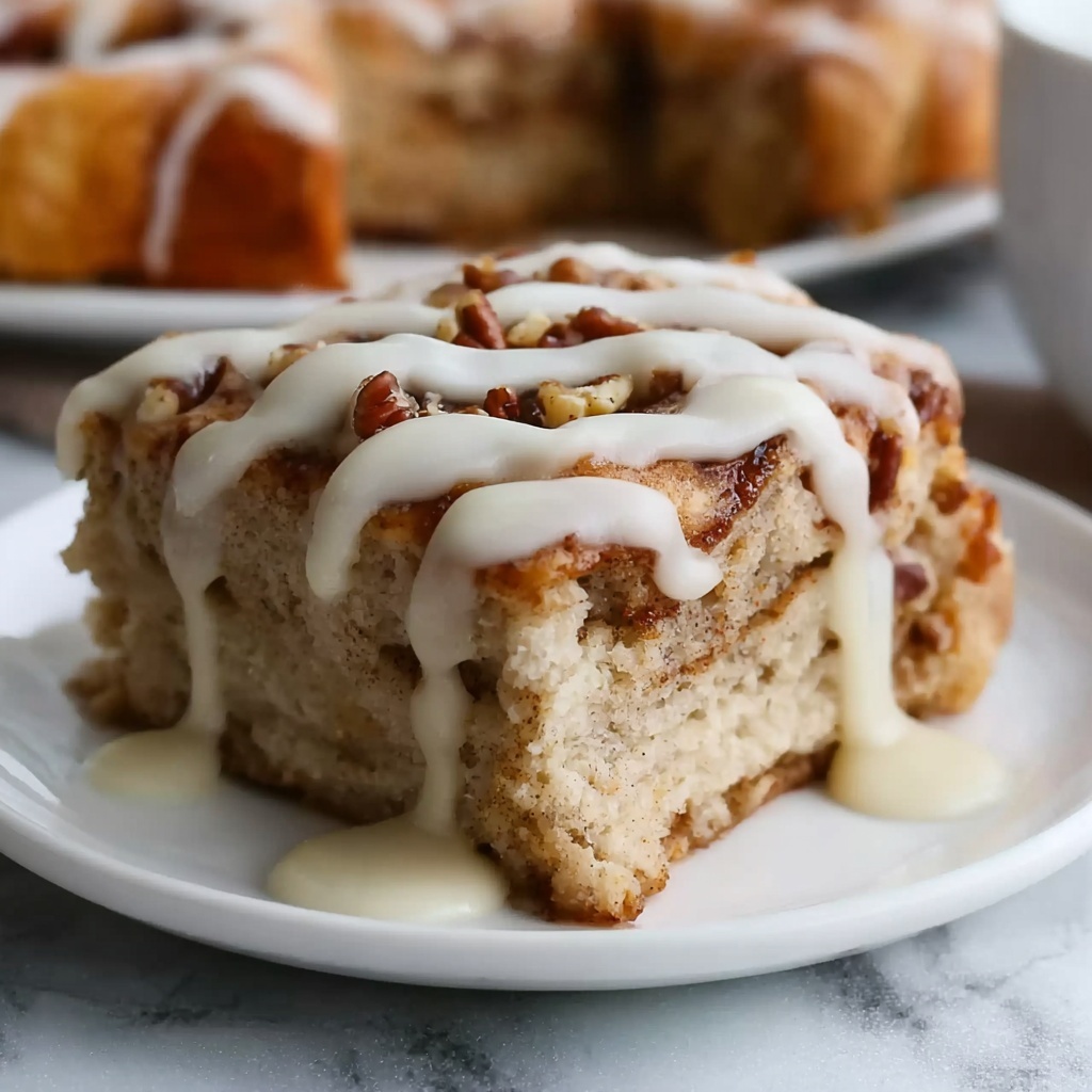 High-Protein Cinnamon Roll Baked Oatmeal Recipe - Recipe Image