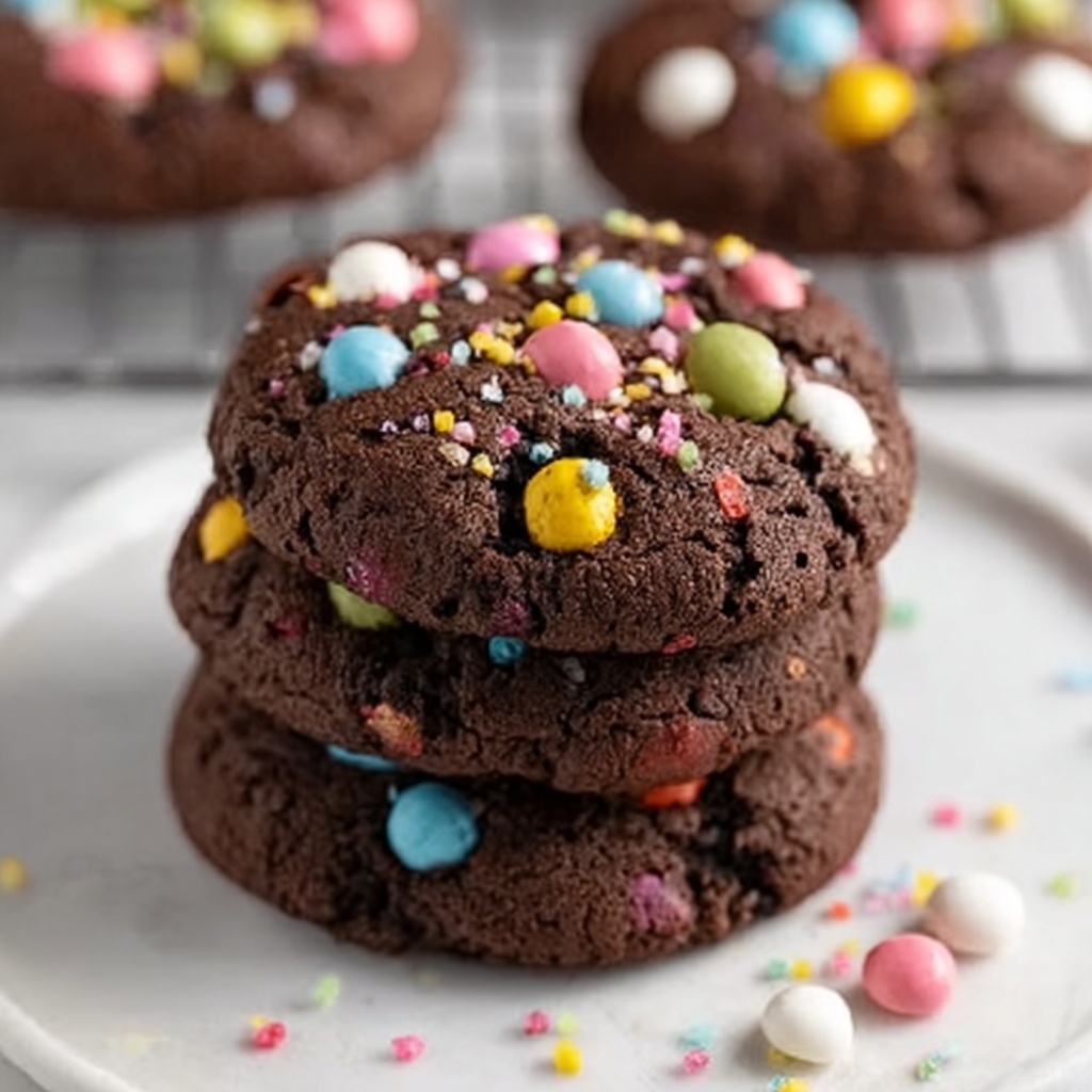 Gluten-Free Cosmic Brownie Cookies Recipe - Recipe Image