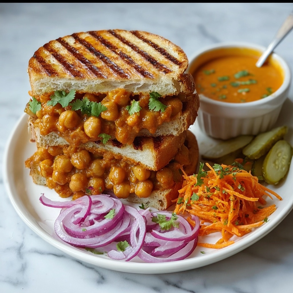 Trinidadian Curried Chickpea Sandwiches Recipe - Recipe Image