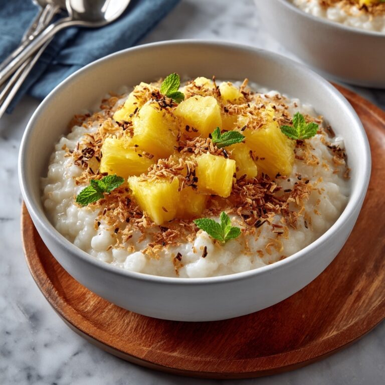 Coconut Pineapple Rice Pudding Recipe