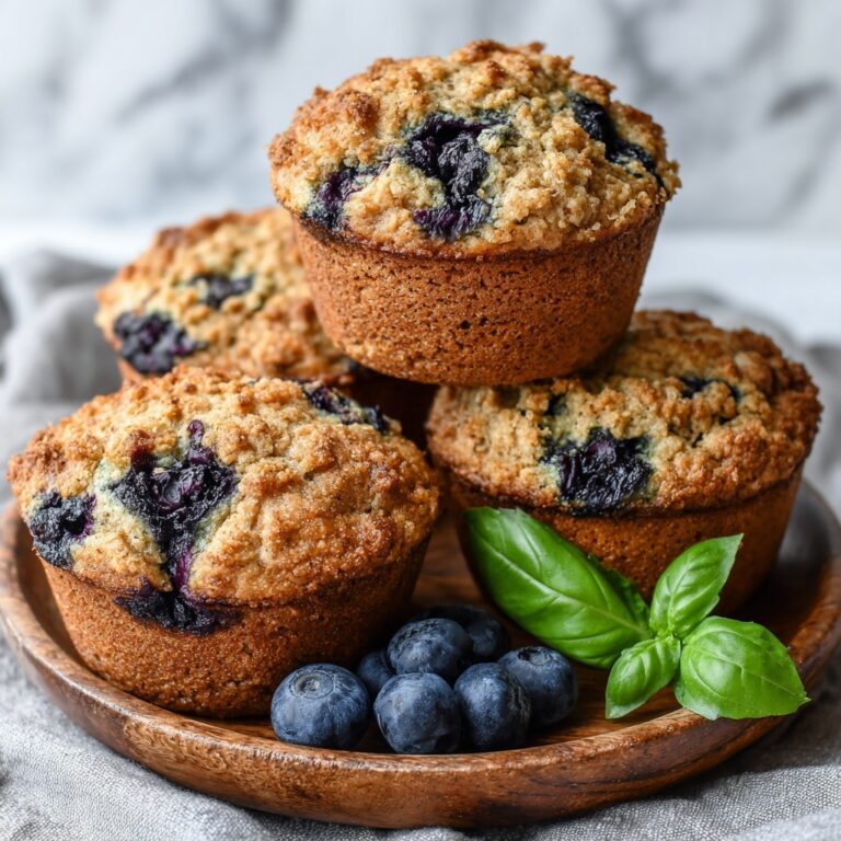 Blueberry Basil Breakfast Muffins Recipe