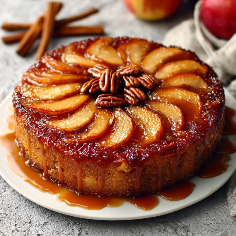 Caramel-Apple Upside-Down Cake Recipe