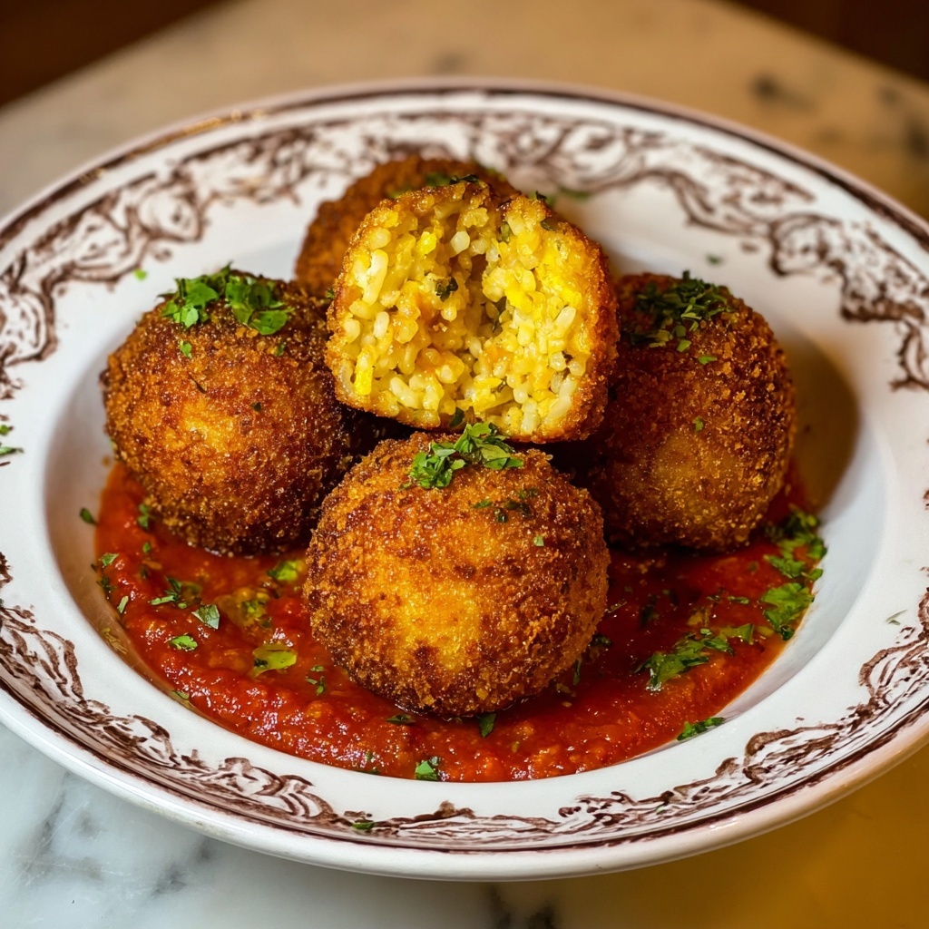 Sicilian Rice Balls Recipe - Recipe Image