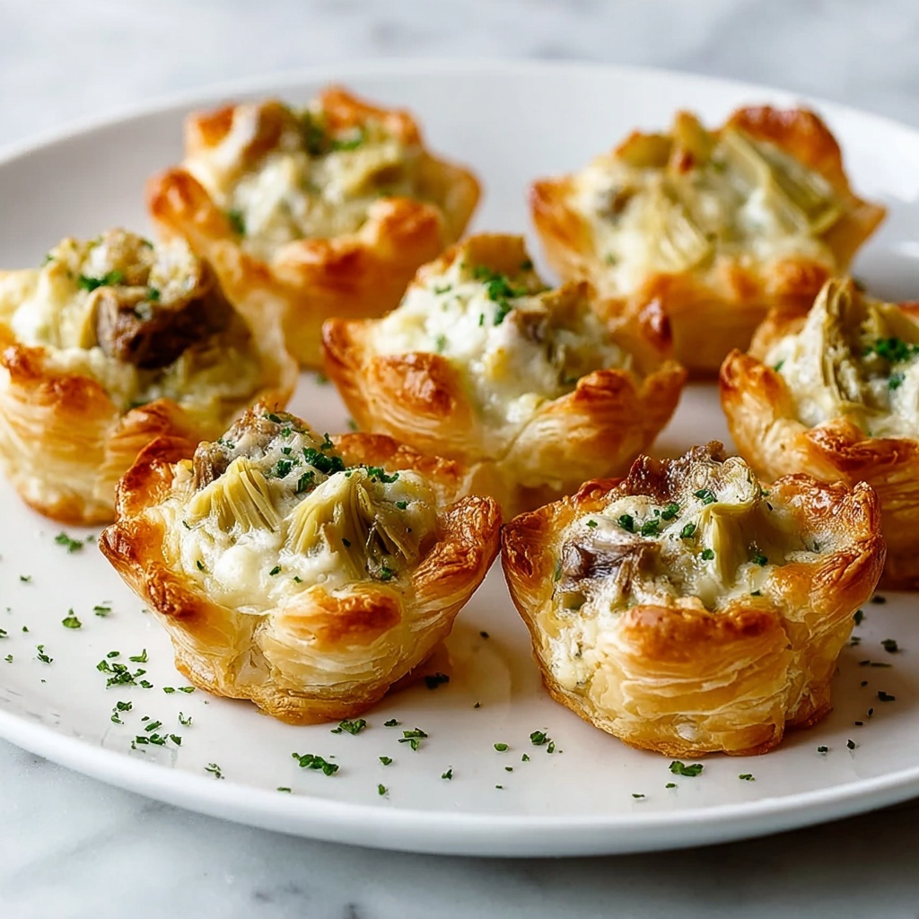 Creamy Artichoke Dip Bites Recipe - Recipe Image