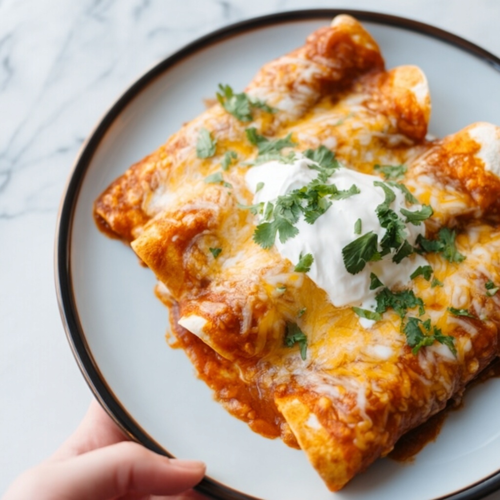 Chicken Enchiladas with Red Sauce Recipe - Recipe Image