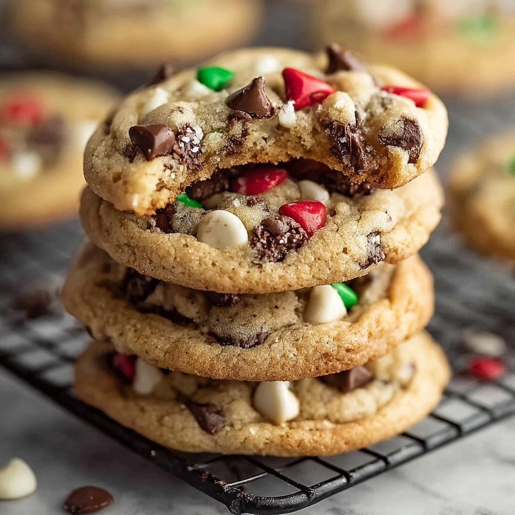Wonderland Chocolate Chip Cookies with White Chocolate and Candy Canes Recipe - Recipe Image