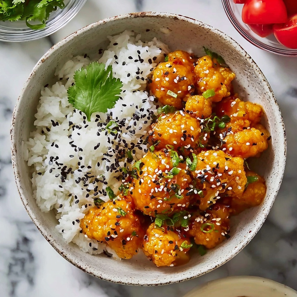 Sticky Sesame Cauliflower (Vegan Recipe) Recipe - Recipe Image