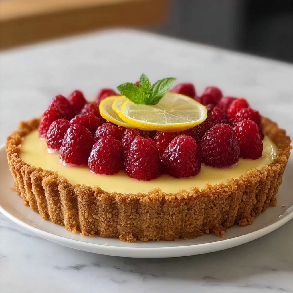 Yuzu and Raspberry Tart Recipe - Recipe Image