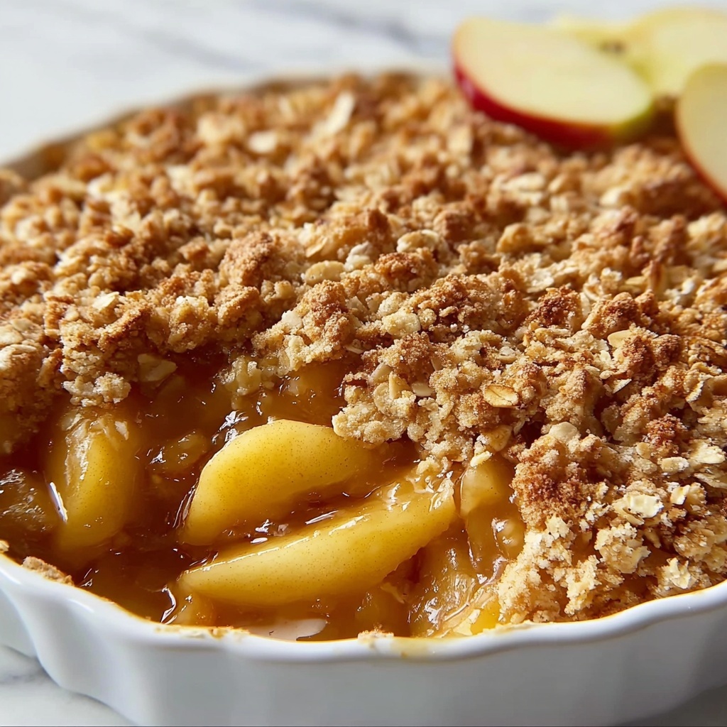 Old Fashioned Easy Apple Crisp Recipe - Recipe Image