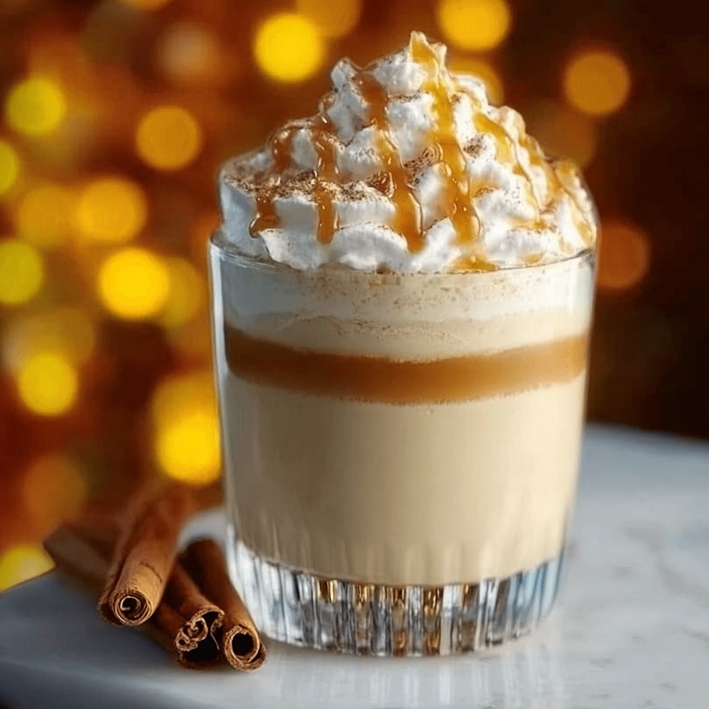 Caramel Eggnog Smoothie Recipe - Recipe Image