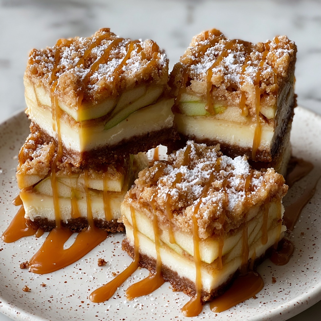 Salted Caramel Apple Bars Recipe - Recipe Image