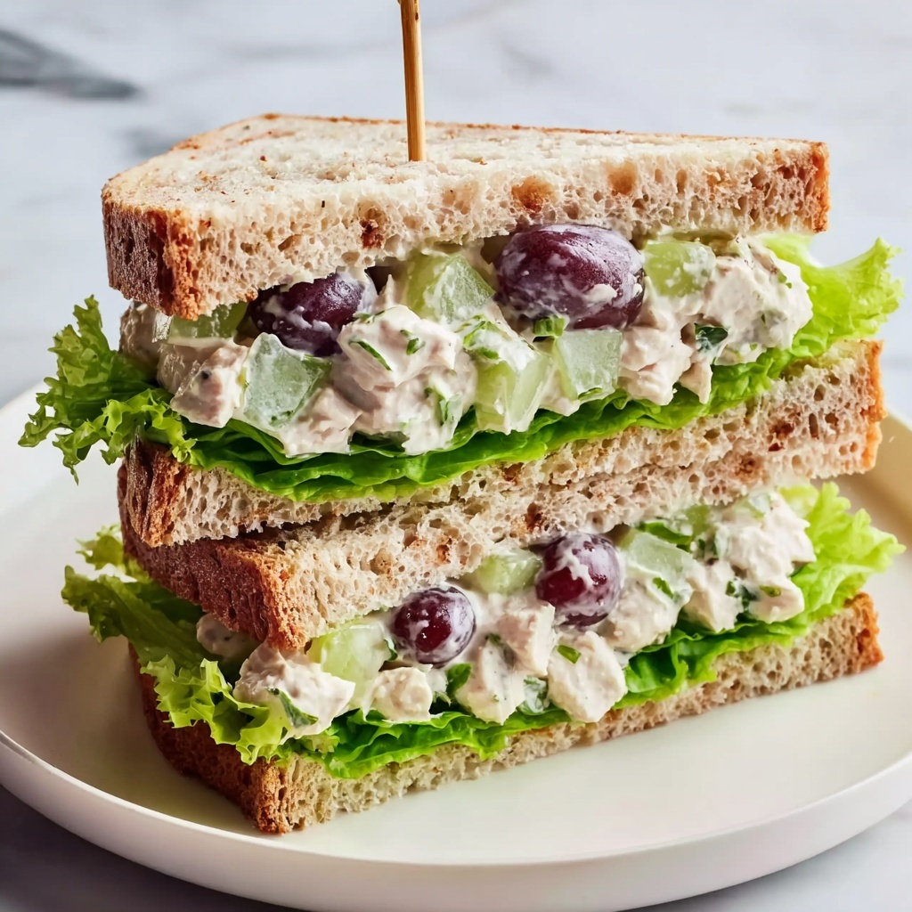 Healthy Chicken Salad with Grapes and Almonds Recipe - Recipe Image