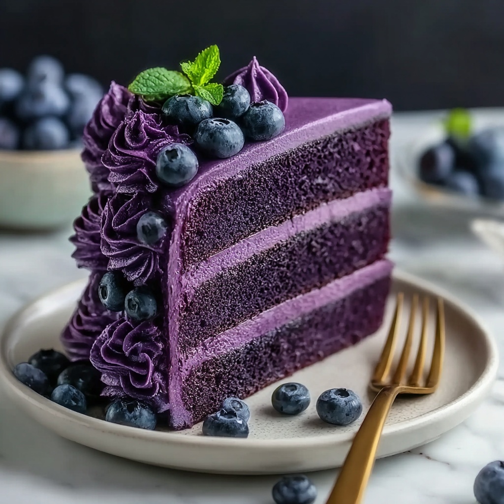 Purple Velvet Cake Recipe - Recipe Image