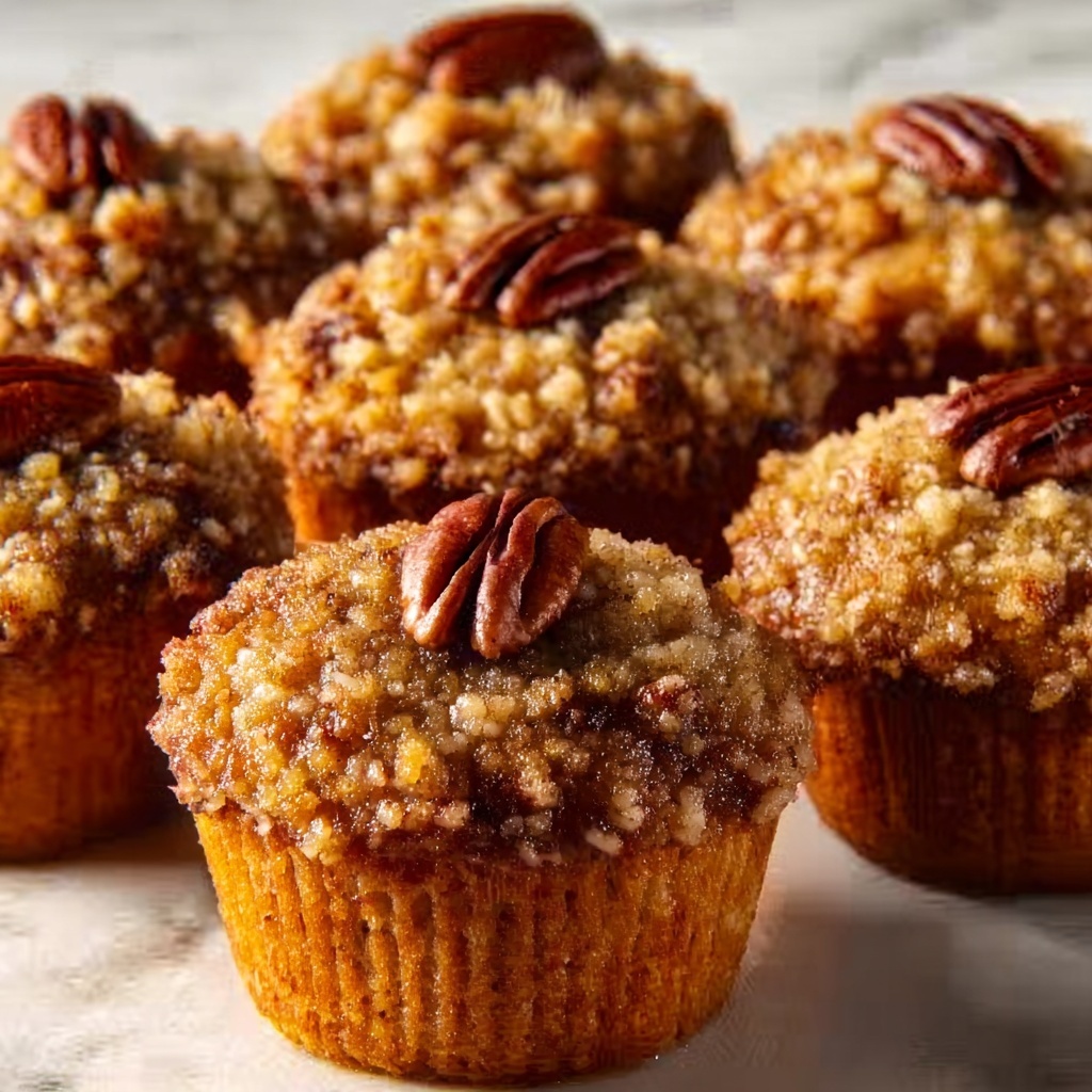Pecan Pie Brown Sugar Muffins Recipe - Recipe Image