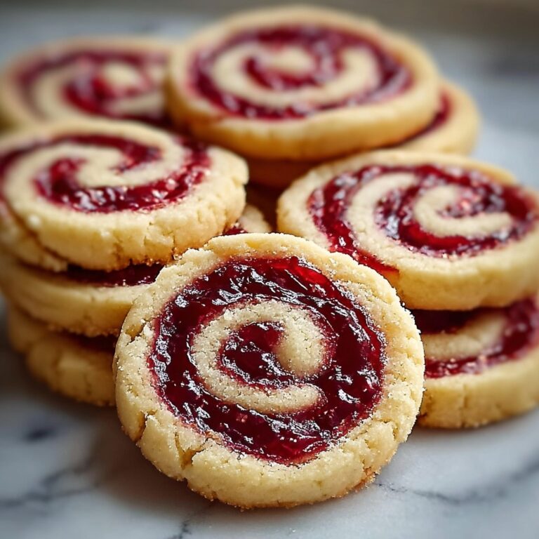 Raspberry Swirl Shortbread Cookies Recipe