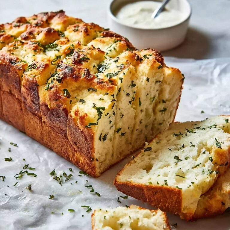 Garlic Herb and Cheese Pull-Apart Bread Recipe