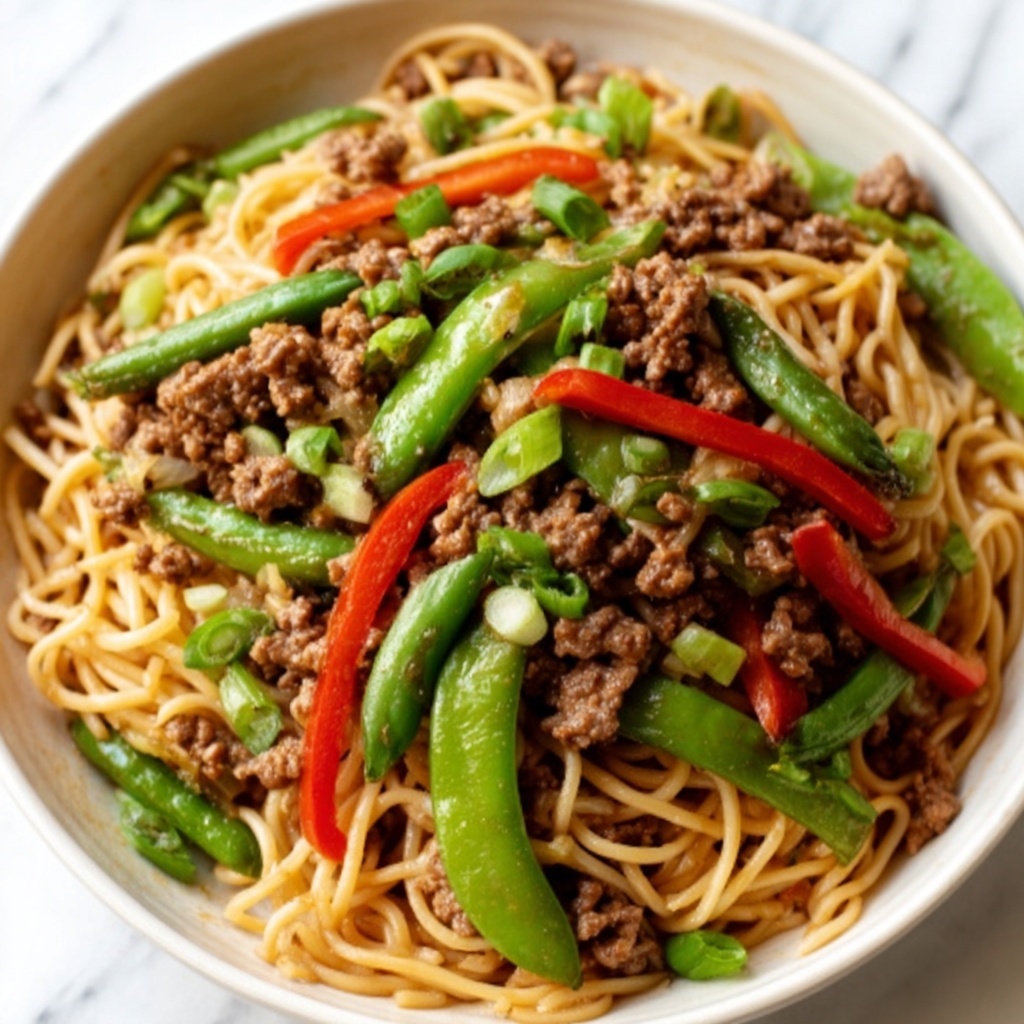 Ground Beef Lo Mein Recipe - Recipe Image