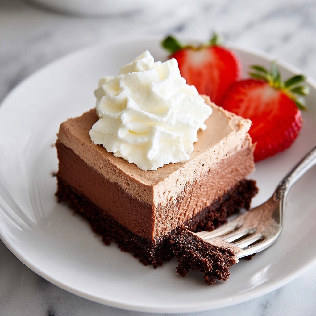 No-Bake Chocolate Cheesecake Recipe - Recipe Image