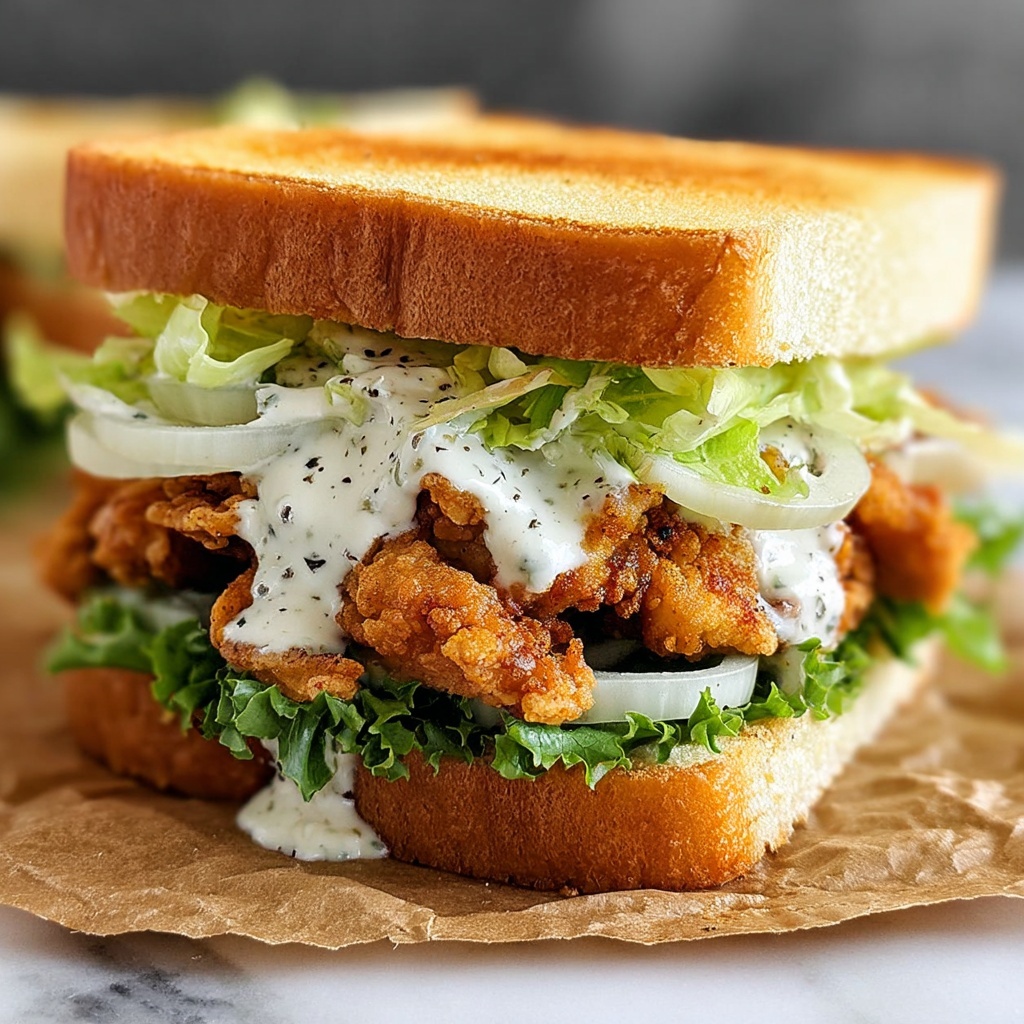 Chicken Caesar Sandwich Recipe - Recipe Image