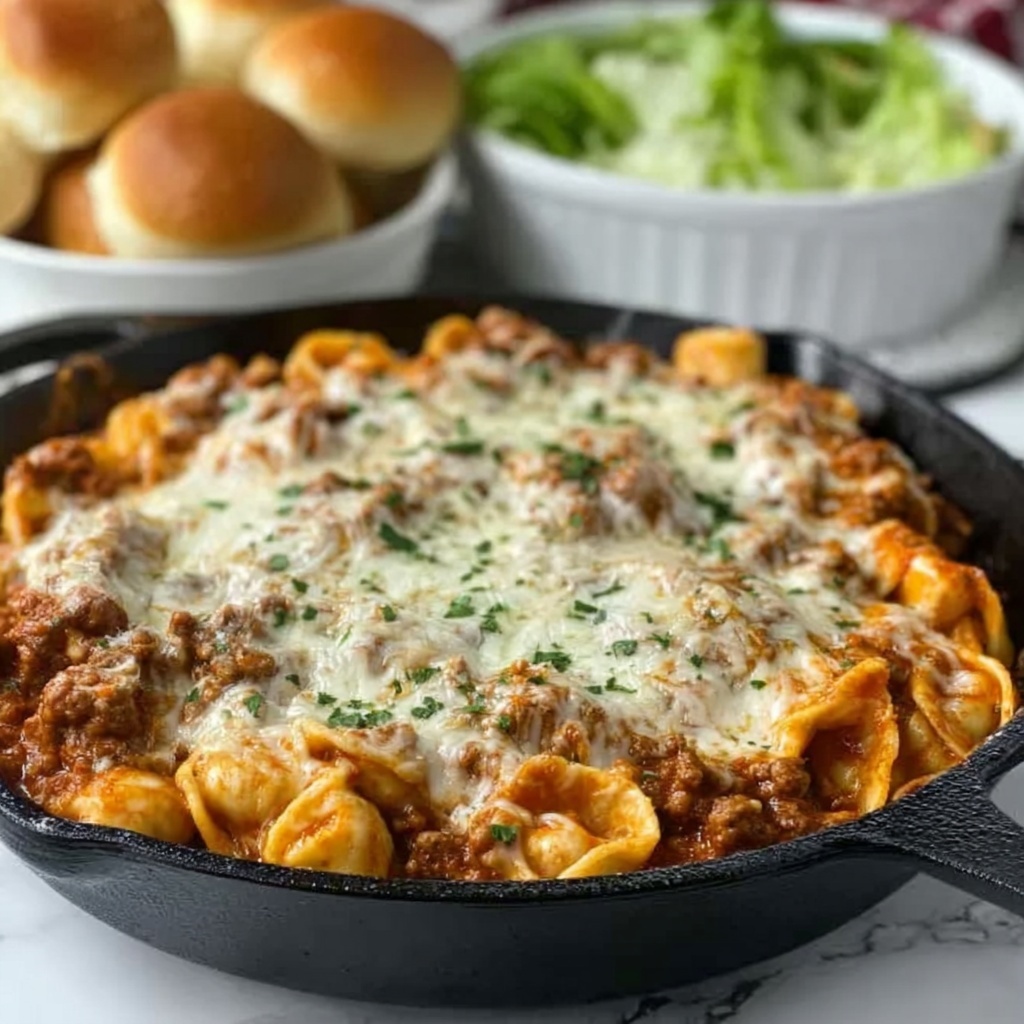 Creamy Italian Sausage Tortellini Recipe - Recipe Image