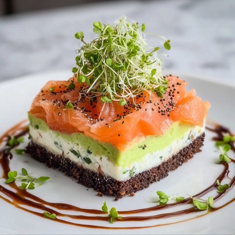 Savory Avocado & Salmon Cheesecake Recipe