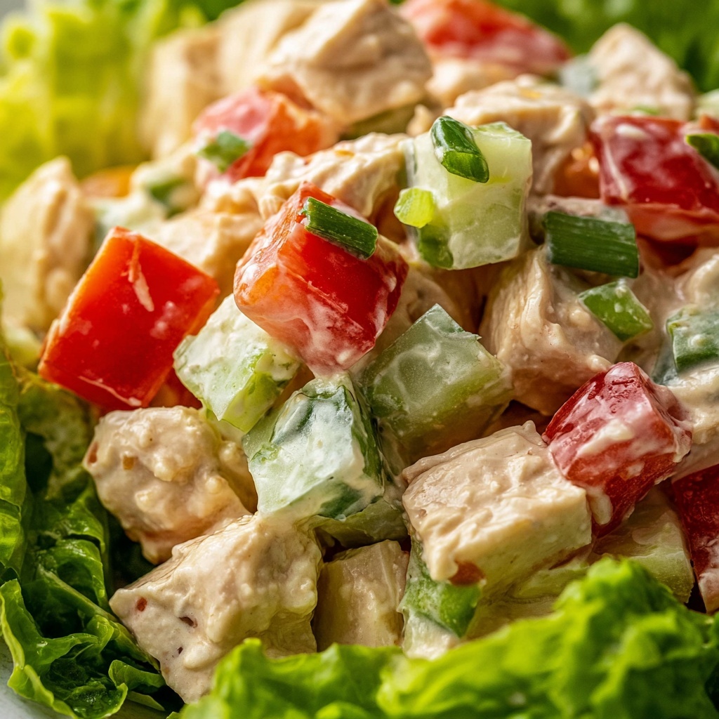 Cucumber Chicken Salad Recipe - Recipe Image