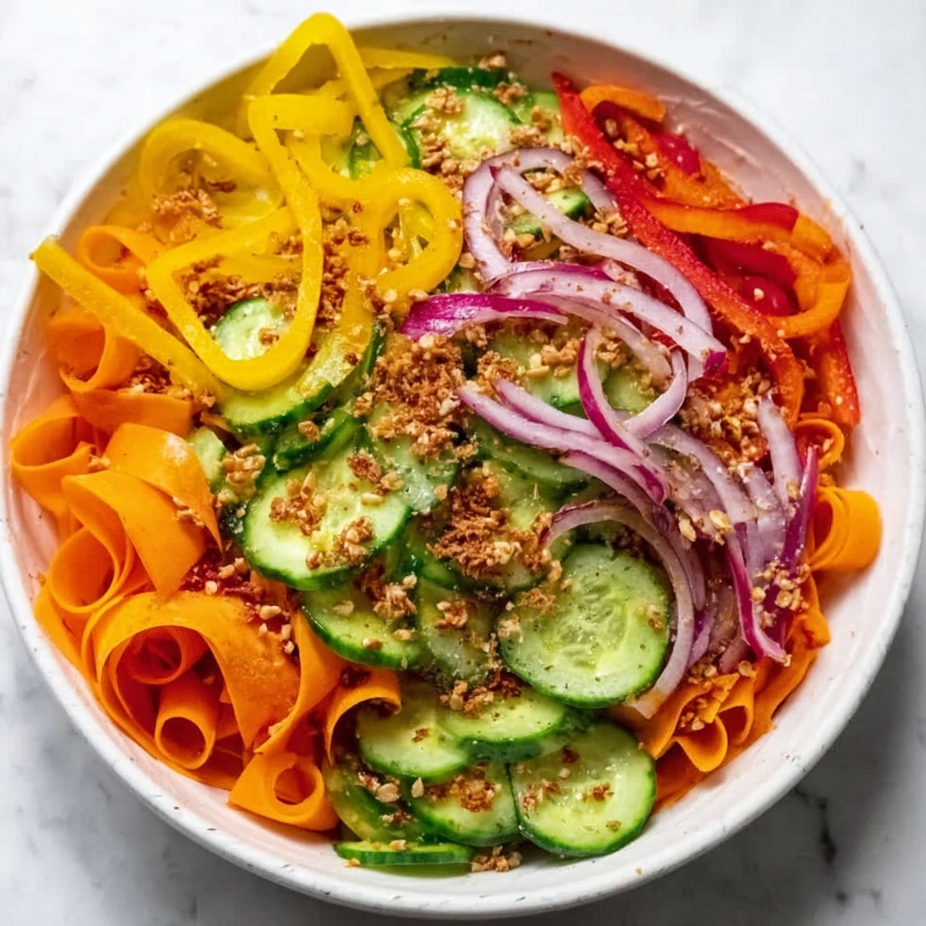 Viral Cucumber Pepper Salad Recipe - Recipe Image