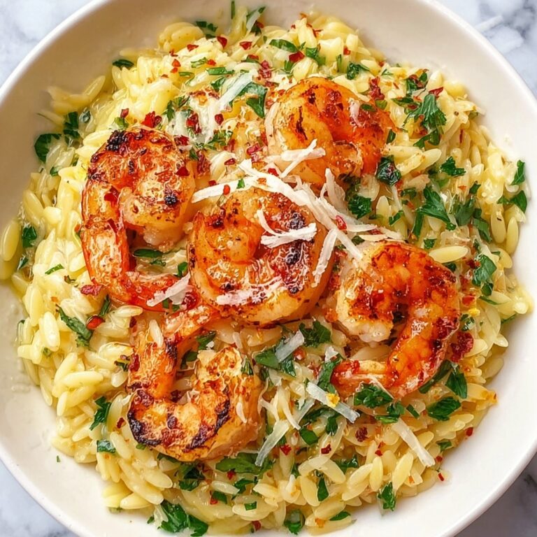 Parmesan Orzo with Shrimp Recipe