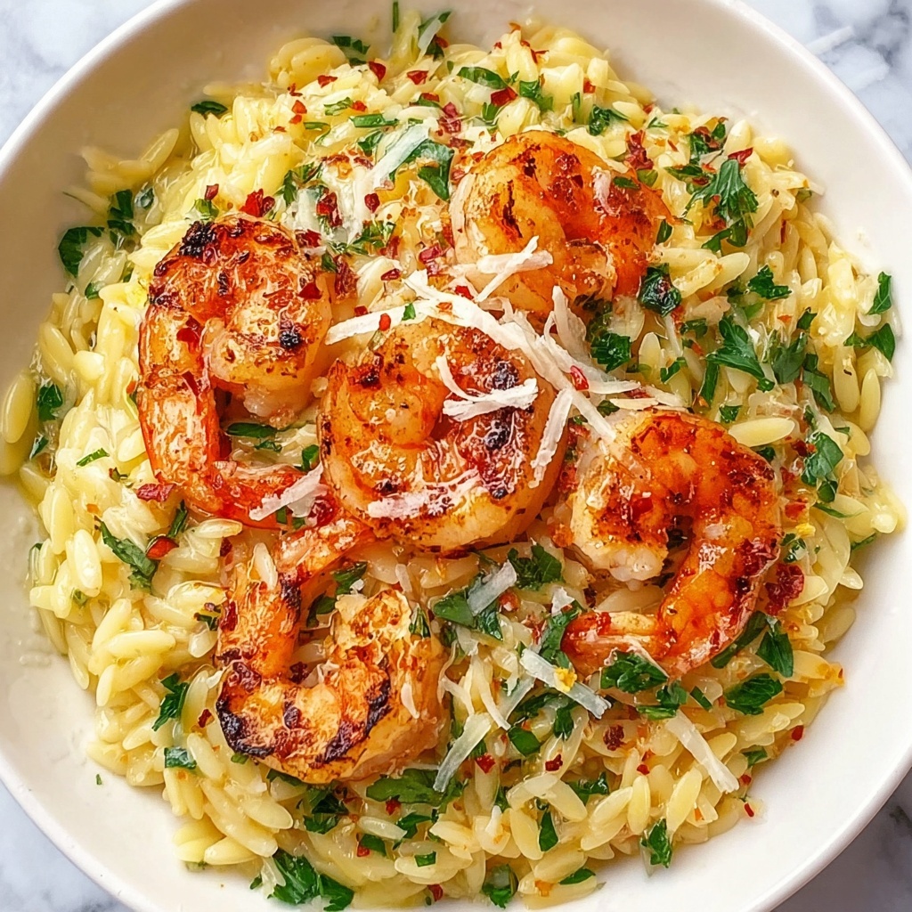 Parmesan Orzo with Shrimp Recipe - Recipe Image